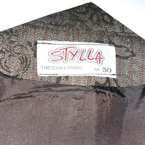 Women's brown jacket with floral pattern like new