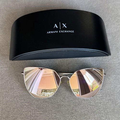 AX Armani Exchange rose gold sunglasses for women