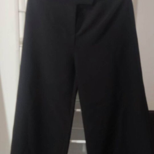 Elian Studio Black Wide Leg Trousers Made in Italy like new, L/XL