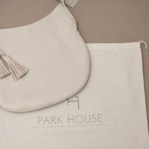 Park House Lisa Tainer shoulder bag, 100% genuine leather, off-white