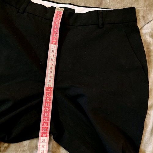 Mango black mid-rise straight pants like new, size M