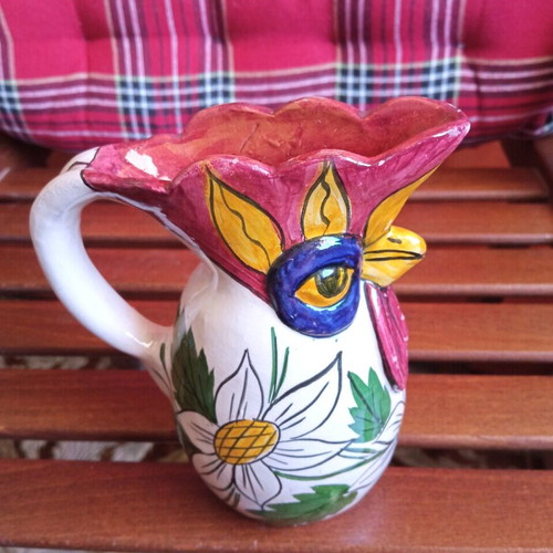 Ceramic Mytilene Pitcher by D. Chatzigiannis used