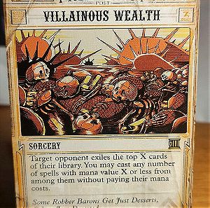 Villainous Wealth. Outlaws of Thunder Junction Extras. Magic the Gathering