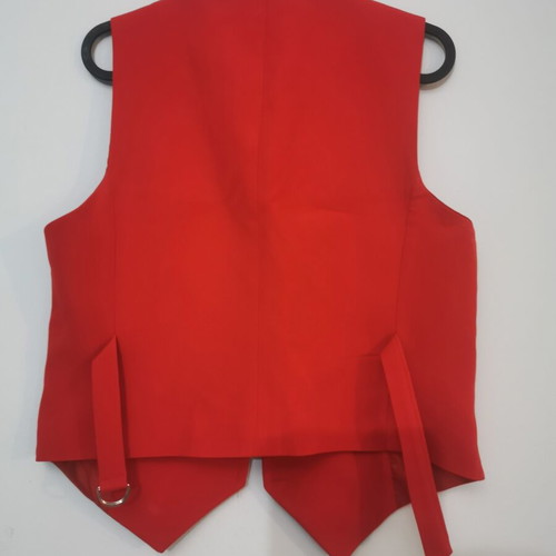 Women's red vest Large new