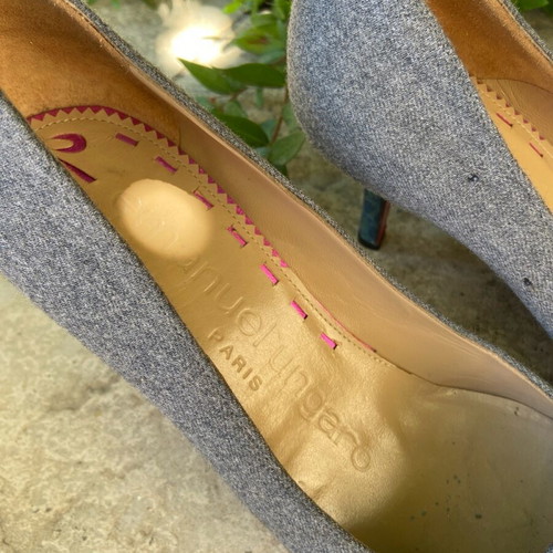 Emanuel Ungaro gray pumps used, size 39