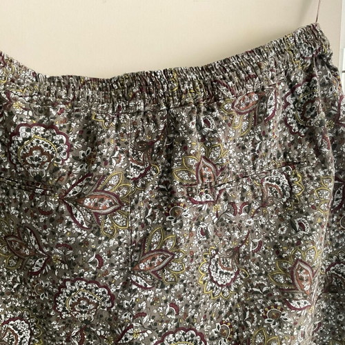 Zara women's pants used, size M 38 10, elastic waist, linen