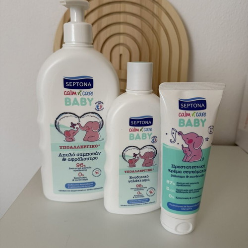 Septona Calm n' Care Baby samples for baby care