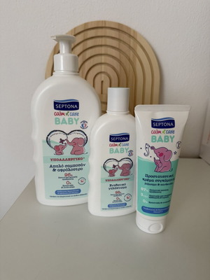 Septona Calm n' Care Baby samples for baby care