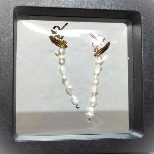 Handmade earrings and bracelet with twin/fish/aries charm, new