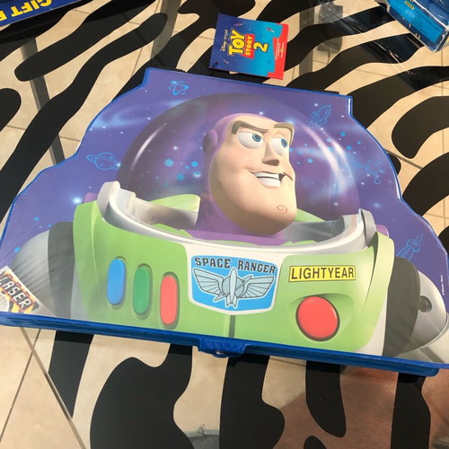Buzz Lightyear Coloring Set Toy Story 2 like new, big gift box set with watercolors and crayons
