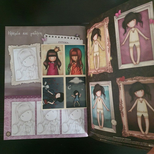 Santoro Gorjuss 2 Panini album like new with complete sticker set