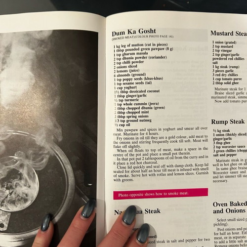 Indian Delights cookbook used, English