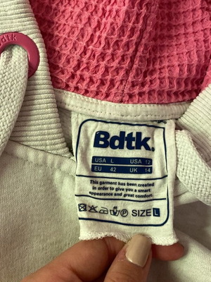 Bdtk sweatshirt like new, size L, white