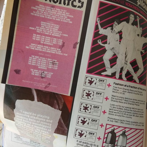 Smash Hits magazine 19 June - 2 July 1985 used, English