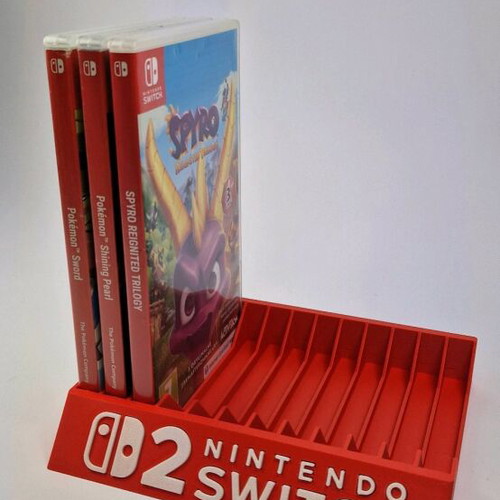 Switch 2 game holder like new, holds 12 games