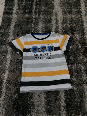 Children's T-shirt for 10 years like new, white and gray
