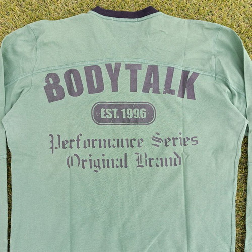 Bodytalk long-sleeve olive men's shirt size Medium like new