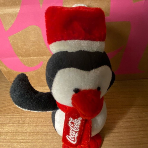 Collectible Coca Cola Christmas Penguin 13 cm like new