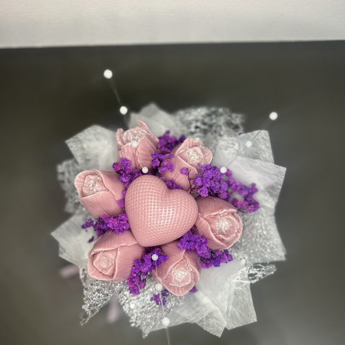 Bouquet of candles handmade