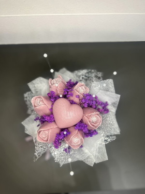 Bouquet of candles handmade