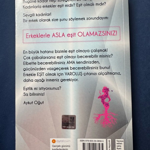 Book keşke kadın olsam Aykut Öğüt used, Turkish