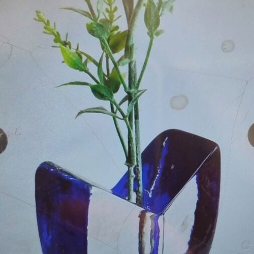 Vintage vase flower holder for a single flower used