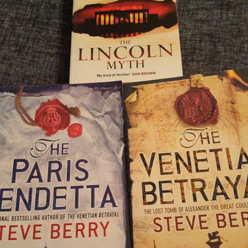 Steve Berry Cotton Malone book set, 3 historical thrillers