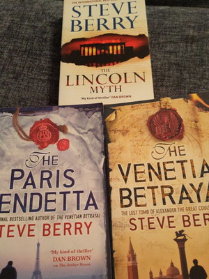 Steve Berry Cotton Malone book set, 3 historical thrillers