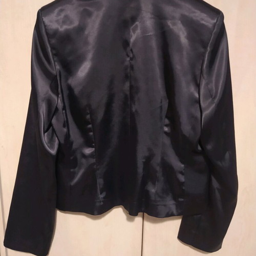 Paranoia Satin Jacket Black Like New, Size L