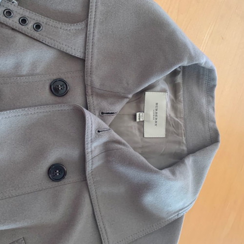 Burberry wool short jacket used, grey, size M