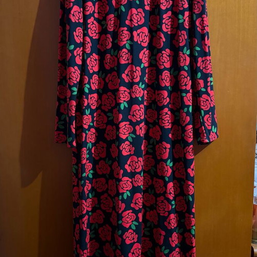Chaton midi dress floral print like new, size M