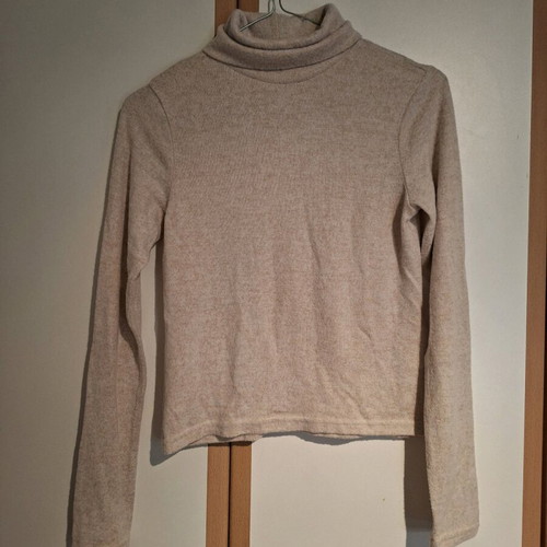 Zara beige short blouse new, size S