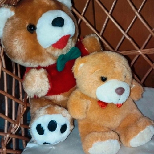 Teddy bears like new, set of four