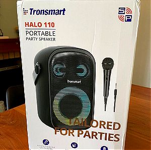 Tronsmart Halo 110 Σύστημα Karaoke με Ενσύρματo Μικρόφωνo σε Μαύρο Χρώμα