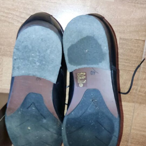 Fentini men's moccasins No.40 like new, black