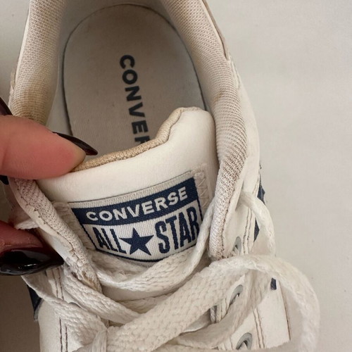 Converse All Star sneaker white used, size 40.5 men's
