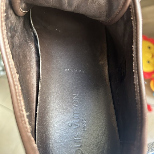 Louis Vuitton casual shoes used, size 45, brown