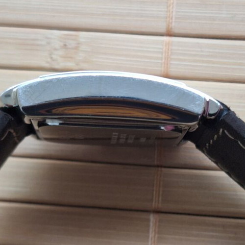 Tissot TXL Quadrato Chronograph Tank watch used, sapphire crystal, stainless steel