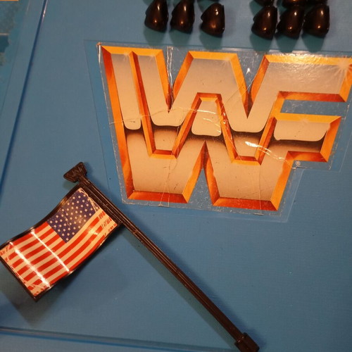WWF Official Wrestling Ring vintage Hasbro 1990-91 used collectible