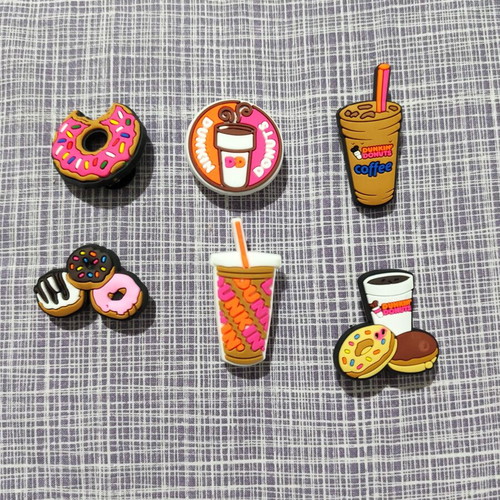 Decorative shoe charms new, colorful set