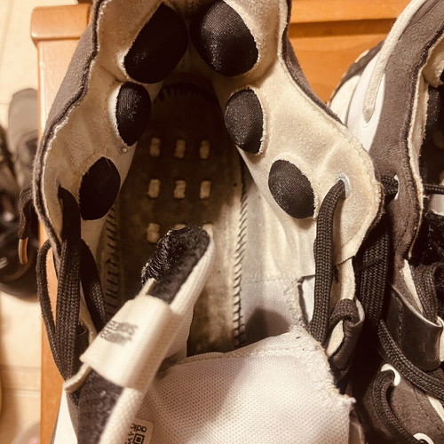 Adidas shoes like new, black and white, size US 13 / EU 48
