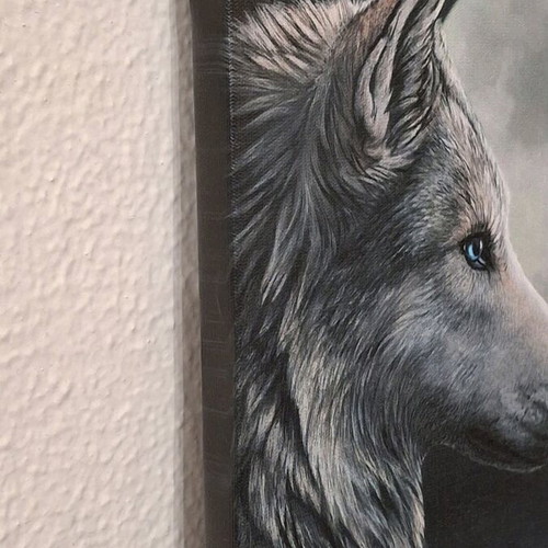 Moonstruck canvas by Lisa Parker like new with gothic style