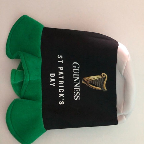 Guinness hat for St Patrick's Day like new