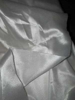 White flowy fabric