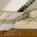  Καναπές και υποπόδιο ikea ektorp