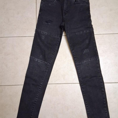 Zara Boys Biker Jeans like new, size 13-14 years, black