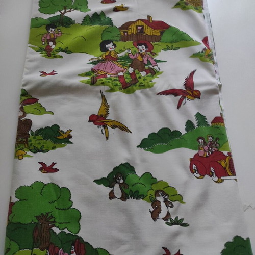 Children's cotton bed sheet 2.10x1.30 m