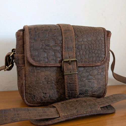 Rock & Roll leather camera bag used