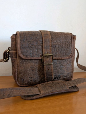 Rock & Roll leather camera bag used