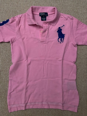 Ralph Lauren polo shirt 6 years old, cotton, like new, dark pink